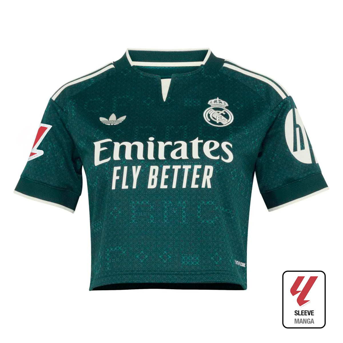 Cropped Real Madrid 26/27 Segunda Equipación | Mujer