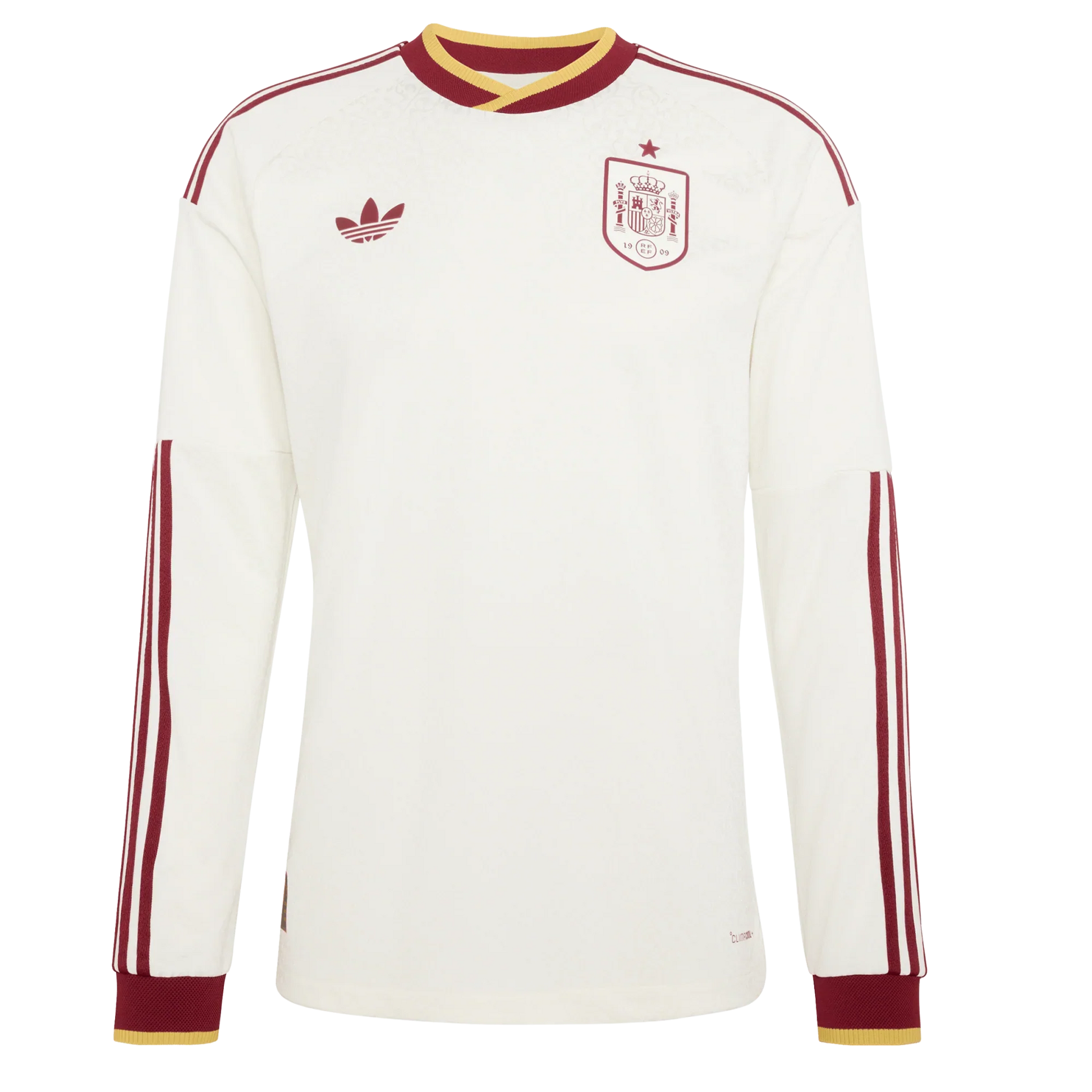 Camiseta de España 2026 segunda equipación para hombre manga larga