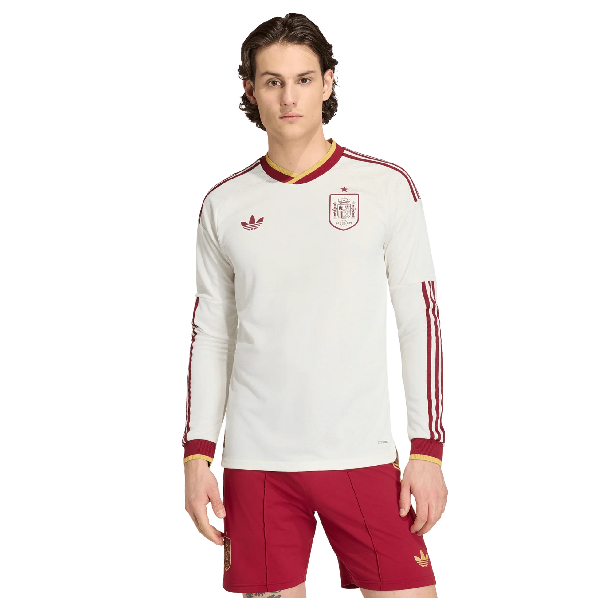 Camiseta de España 2026 segunda equipación para hombre manga larga