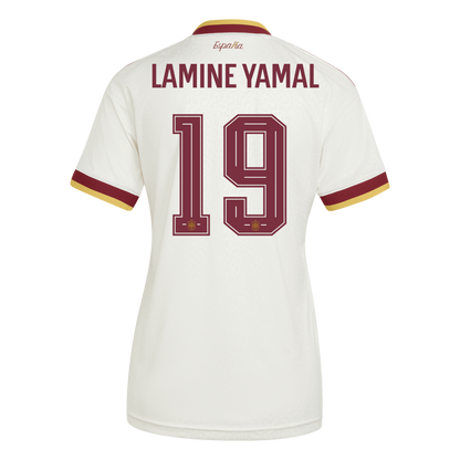 Camiseta Mujer Segunda Equipación Mundial 2026 - Lamine Yamal - 19