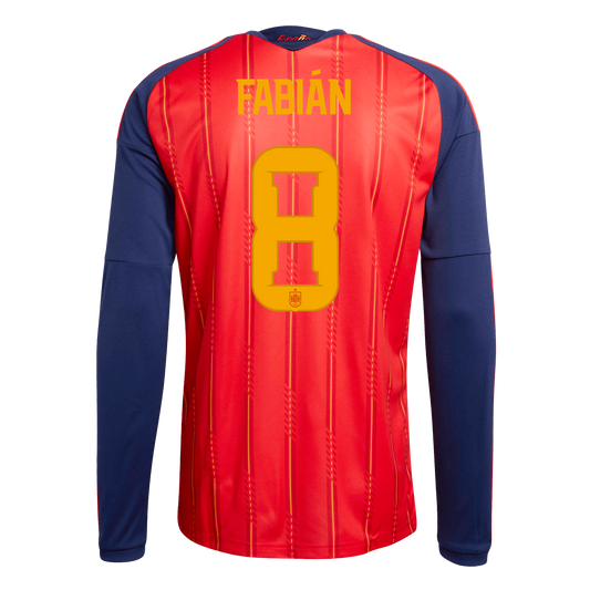Camiseta Hombre Primera Equipación Mundial 2026 Manga Larga - Fabián - 8