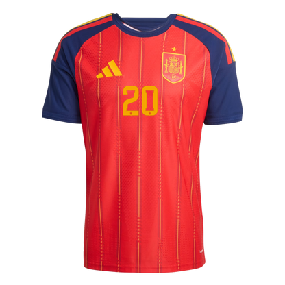 Camiseta Hombre Primera Equipación Mundial 2026 Authentic - Pedri - 20