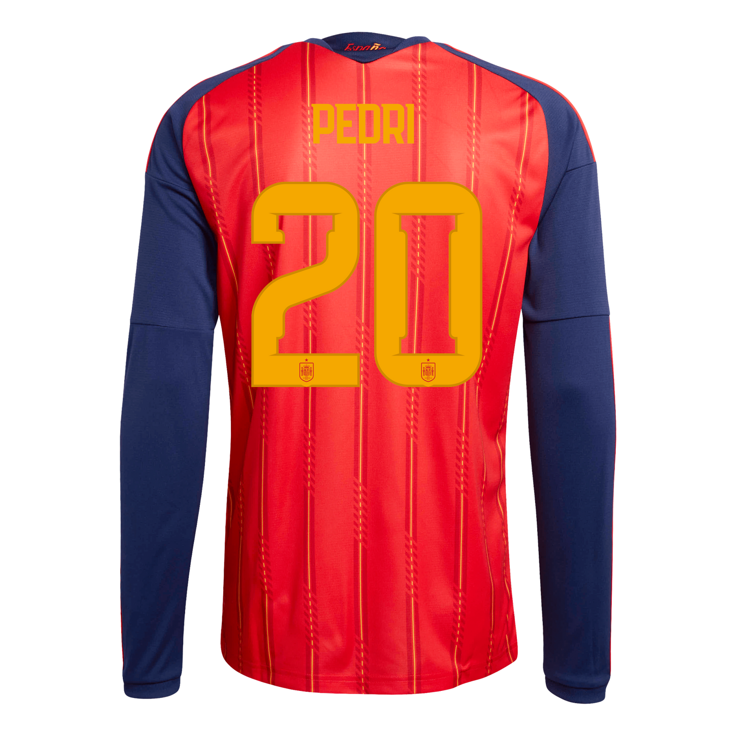 Camiseta Hombre Primera Equipación Mundial 2026 Manga Larga - Pedri - 20