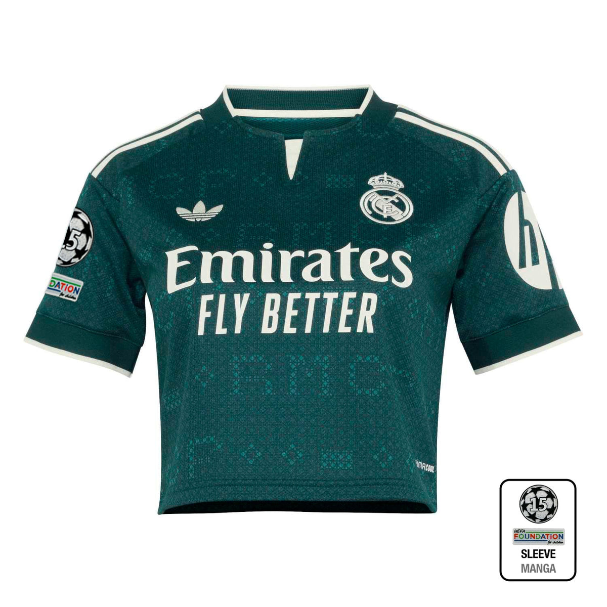 Cropped Real Madrid 26/27 Segunda Equipación | Mujer