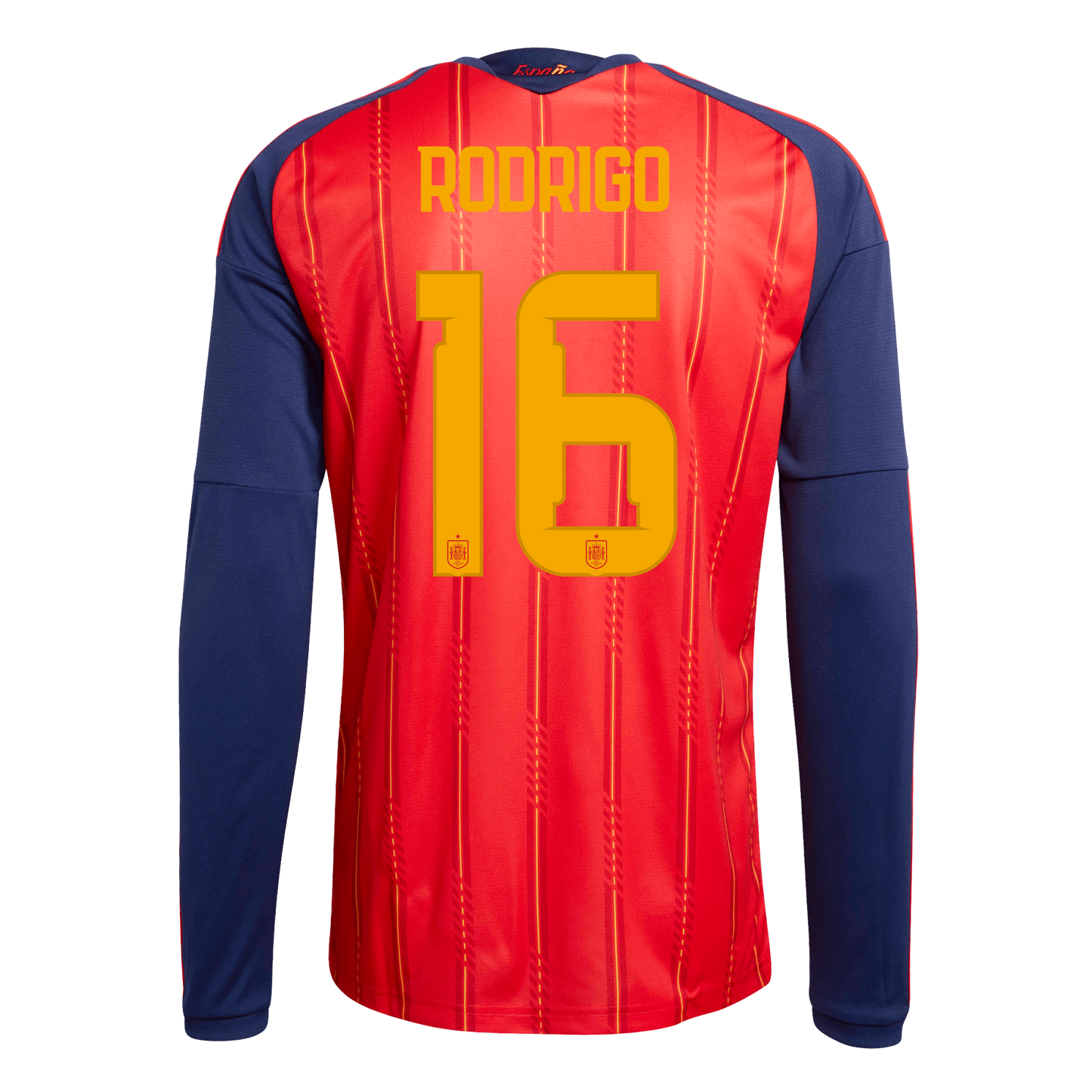 Camiseta Hombre Primera Equipación Mundial 2026 Manga Larga - Rodrigo - 16