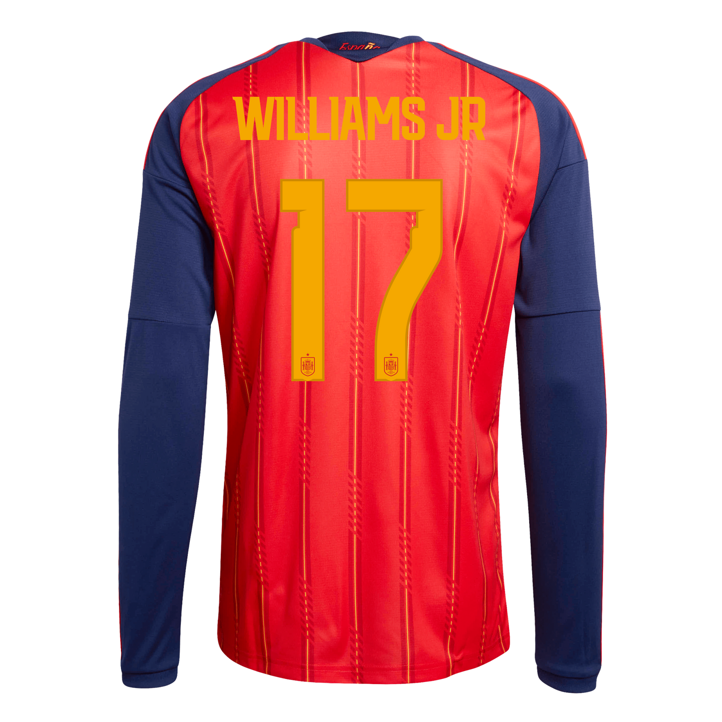 Camiseta Hombre Primera Equipación Mundial 2026 Manga Larga - Williams JR - 17