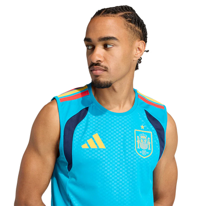 Camiseta de España 2026 entrenamiento para hombre sin mangas