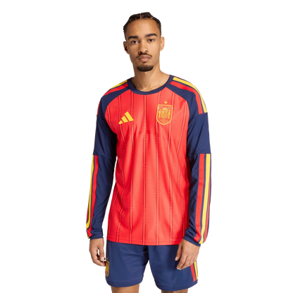 Camiseta de España 2026 primera equipación para hombre authentic manga larga
