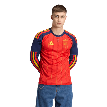 Camiseta de España 2026 primera equipación para hombre manga larga