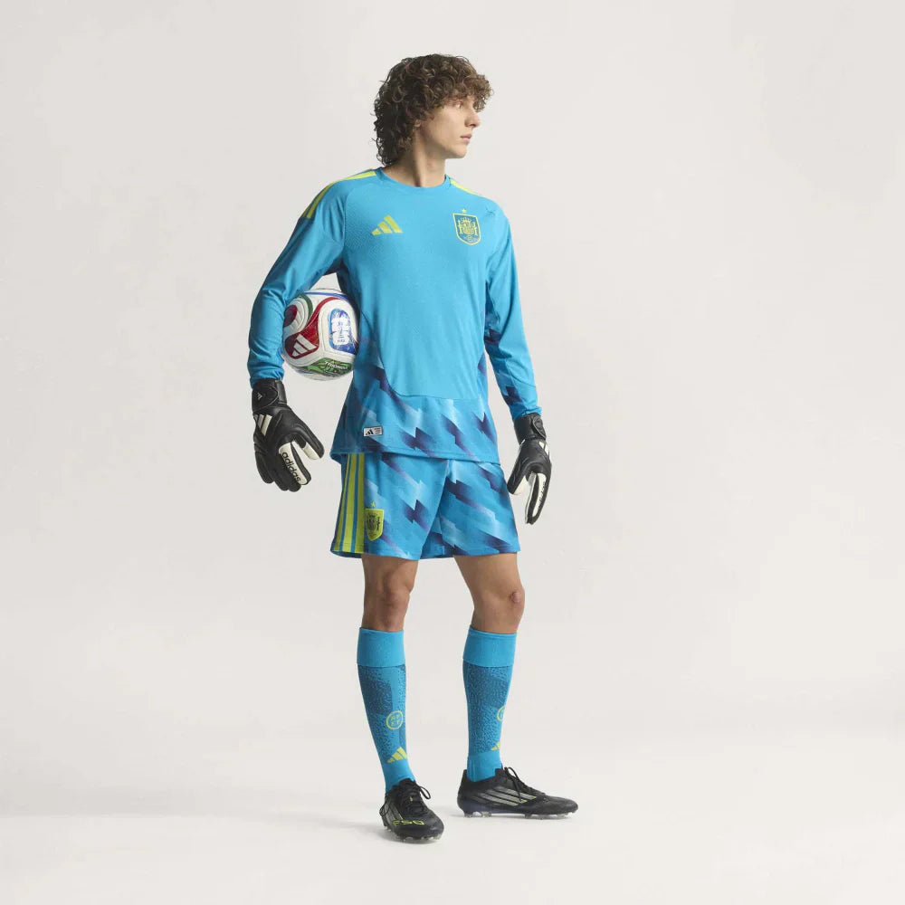 Camiseta de España 2026 portero para hombre authentic manga larga