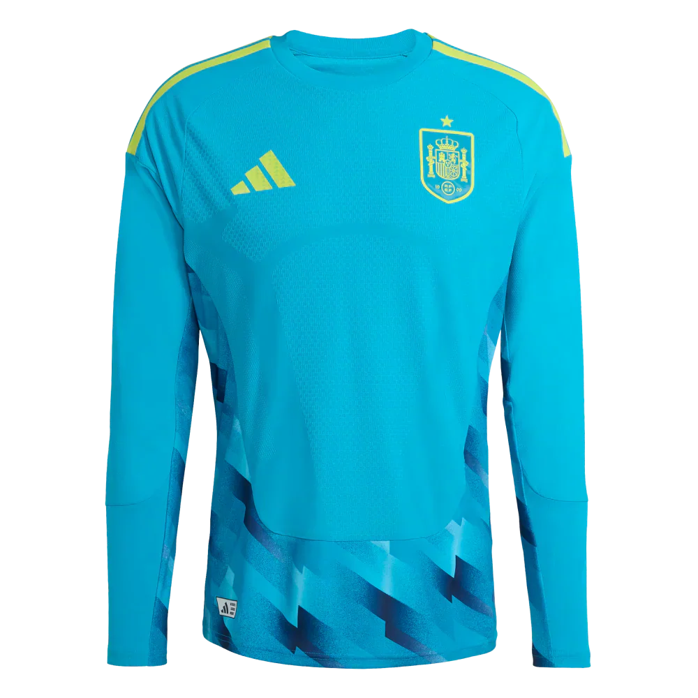 Camiseta de España 2026 portero para hombre authentic manga larga