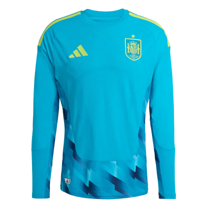 Camiseta de España 2026 portero para hombre authentic manga larga