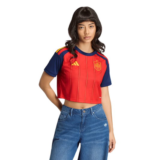 Camiseta de España 2026 primera equipación para mujer top