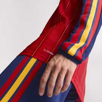Camiseta de España 2026 primera equipación para hombre authentic manga larga