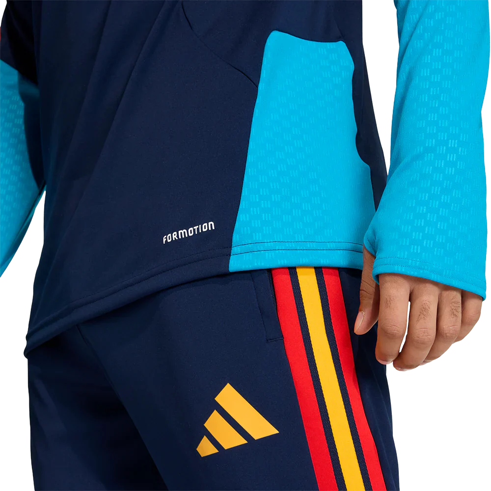 Camiseta de España 2026 entrenamiento para hombre manga larga marino