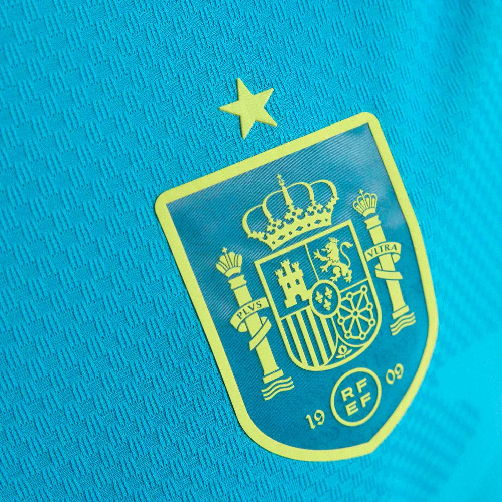 Camiseta de España 2026 portero para hombre authentic manga larga