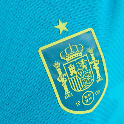 Camiseta de España 2026 portero para hombre authentic manga larga