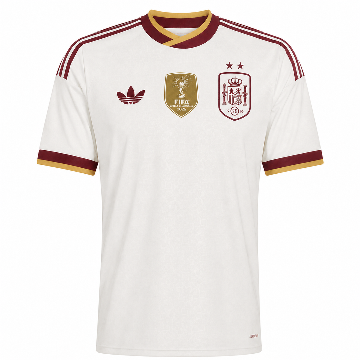 Camiseta Campeones del Mundo Selección Española 2026 Segunda Equipación | Hombre