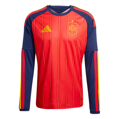 Camiseta de España 2026 primera equipación para hombre manga larga
