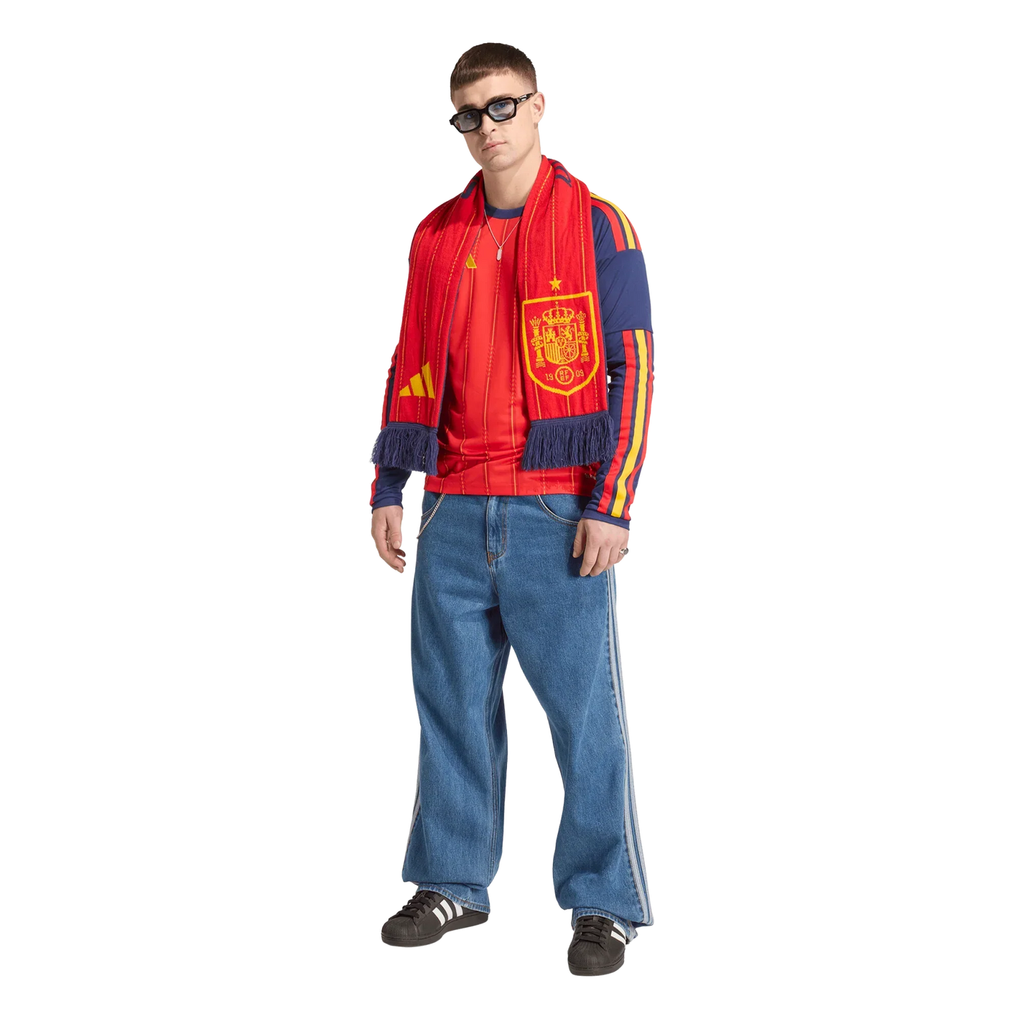 Camiseta de España 2026 primera equipación para hombre manga larga
