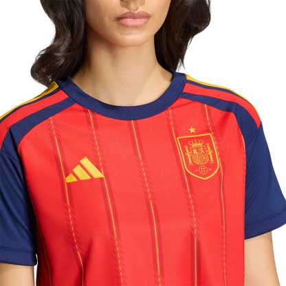 Camiseta de España 2026 primera equipación para mujer top