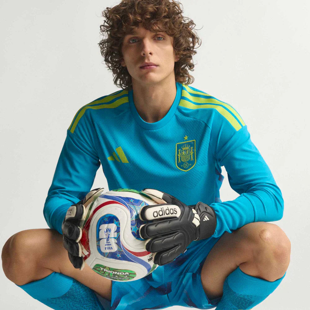 Camiseta de España 2026 portero para hombre authentic manga larga