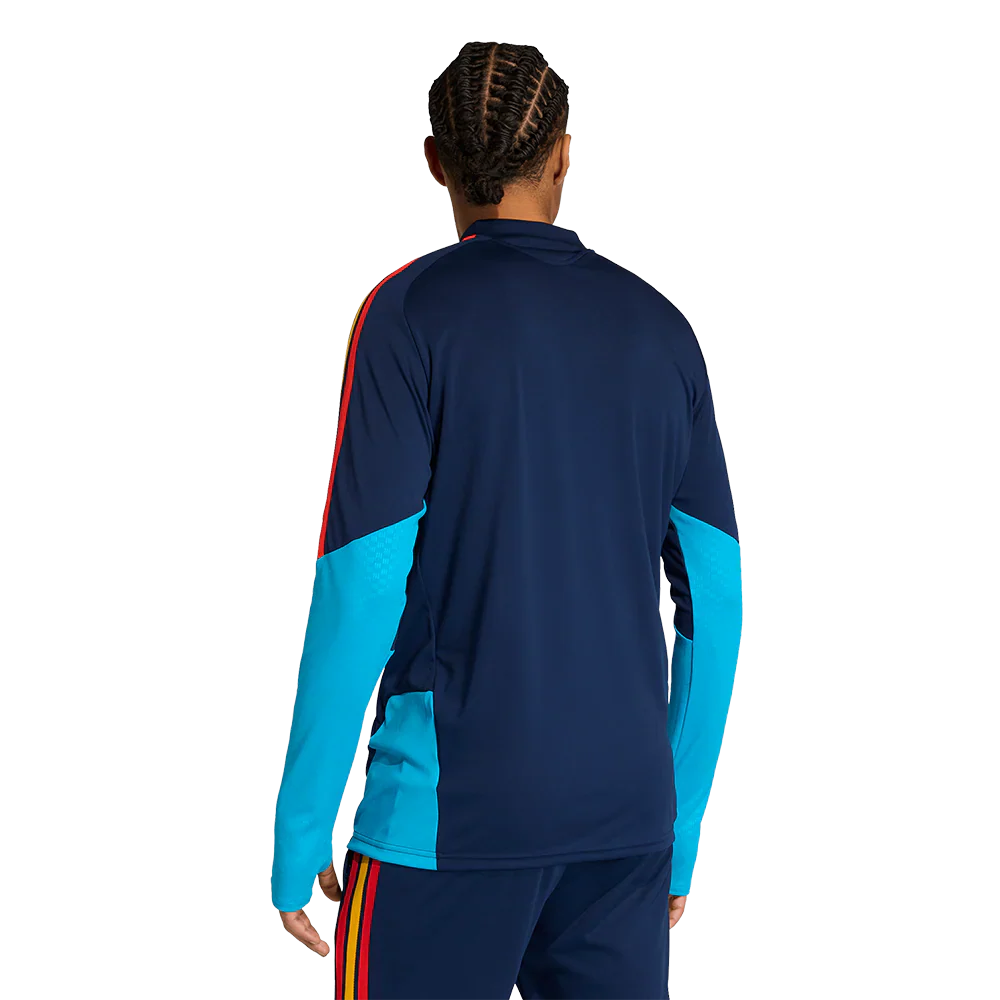 Camiseta de España 2026 entrenamiento para hombre manga larga marino