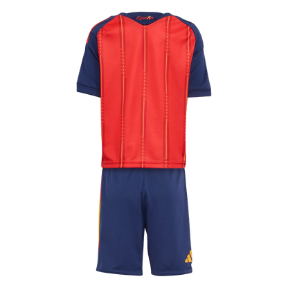 Conjunto de España 2026 primera equipación para niño