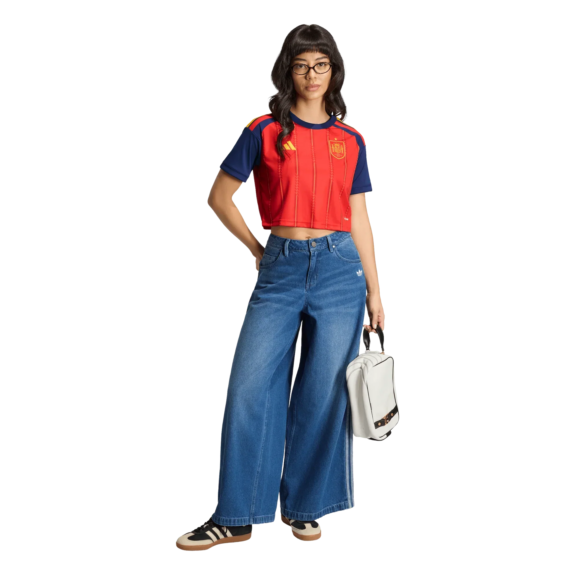 Camiseta de España 2026 primera equipación para mujer top