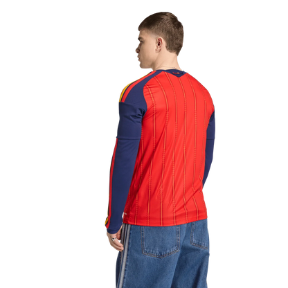 Camiseta de España 2026 primera equipación para hombre manga larga
